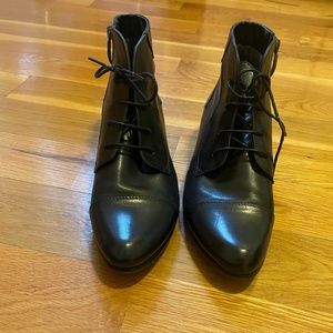 Regarde le Ciel black ankle boots